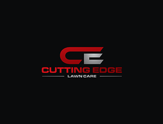 Cutting Edge Lawn Care logo design by EkoBooM