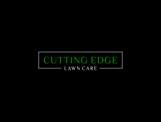Cutting Edge Lawn Care logo design by haidar