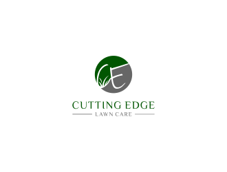 Cutting Edge Lawn Care logo design by haidar