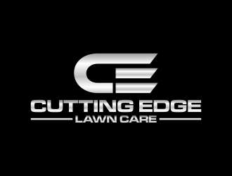 Cutting Edge Lawn Care logo design by hopee
