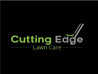 Cutting Edge Lawn Care logo design by adwebicon
