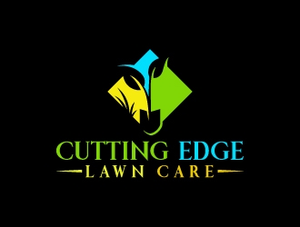 Cutting Edge Lawn Care logo design by adwebicon