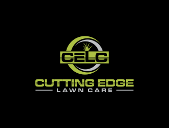 Cutting Edge Lawn Care logo design by oke2angconcept