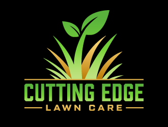 Cutting Edge Lawn Care logo design by akilis13