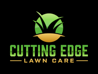 Cutting Edge Lawn Care logo design by akilis13