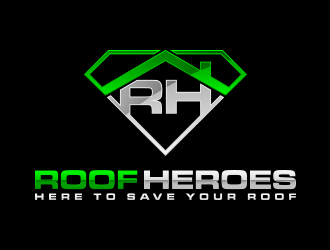 Roof Heros logo design by lexipej
