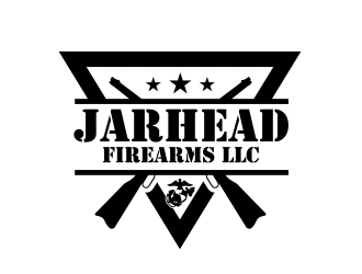 Jarhead Firearms LLC logo design by MarkindDesign