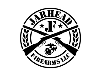 Jarhead Firearms LLC logo design by MarkindDesign