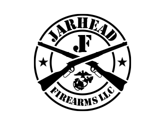 Jarhead Firearms LLC logo design by MarkindDesign
