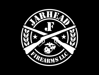 Jarhead Firearms LLC logo design by MarkindDesign