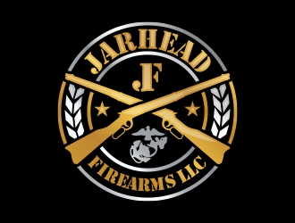 Jarhead Firearms LLC logo design by MarkindDesign