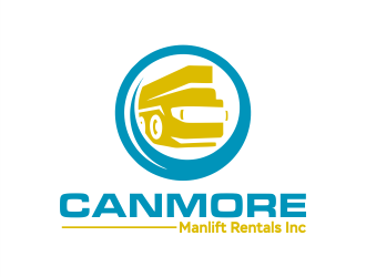 Canmore Manlift Rentals Inc logo design by Gwerth