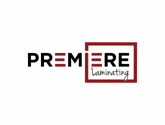 Premiere Laminating logo design by Mahrein