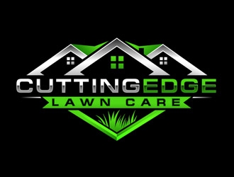 Cutting Edge Lawn Care logo design by DreamLogoDesign