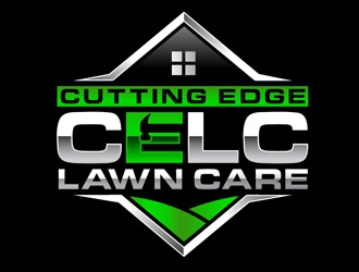 Cutting Edge Lawn Care logo design by DreamLogoDesign