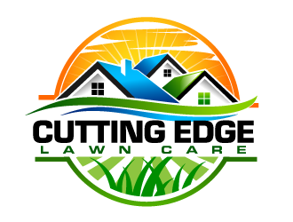 Cutting Edge Lawn Care logo design by THOR_