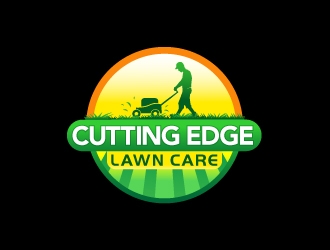 Cutting Edge Lawn Care logo design by usashi