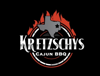 Kretzschys Cajun BBQ logo design by AamirKhan