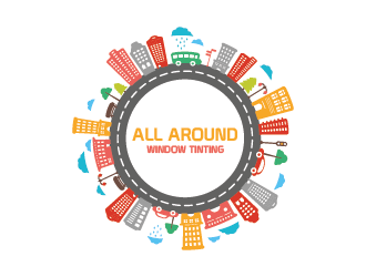 All Around Window Tinting  logo design by czars