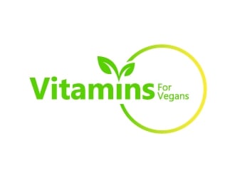Vitamins for Vegans logo design by harrysvellas