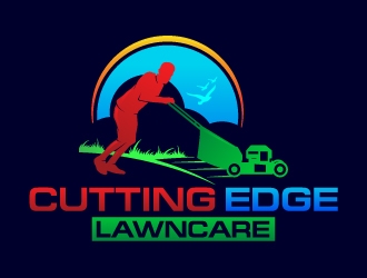 Cutting Edge Lawn Care logo design by sanu
