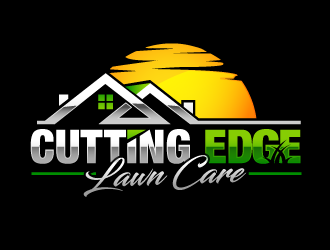 Cutting Edge Lawn Care logo design by THOR_