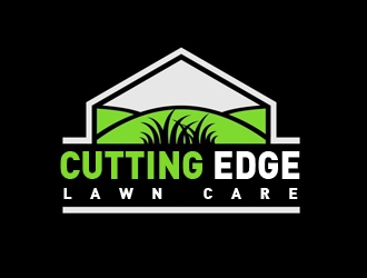 Cutting Edge Lawn Care logo design by nikkl