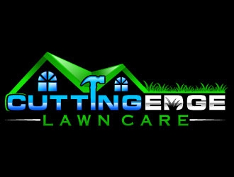 Cutting Edge Lawn Care logo design by Bambhole