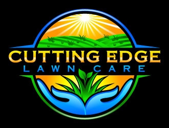 Cutting Edge Lawn Care logo design by Bambhole