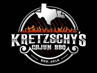Kretzschys Cajun BBQ Logo Design