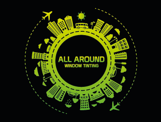 All Around Window Tinting  logo design by czars