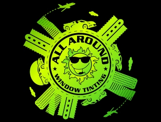 All Around Window Tinting  logo design by uttam