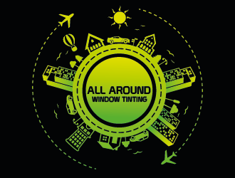 All Around Window Tinting  logo design by czars