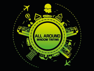 All Around Window Tinting  logo design by czars