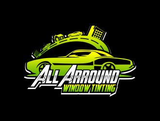 All Around Window Tinting  logo design by mr_n
