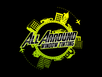 All Around Window Tinting  logo design by mr_n