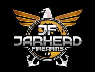 Jarhead Firearms LLC logo design by DreamLogoDesign