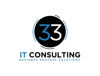33 IT Consulting logo design by Erasedink