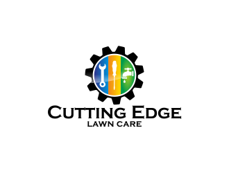 Cutting Edge Lawn Care logo design by Greenlight