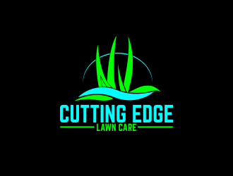 Cutting Edge Lawn Care logo design by giphone