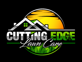 Cutting Edge Lawn Care logo design by THOR_