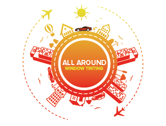 All Around Window Tinting  logo design by czars
