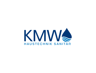 KMW Haustechnik Sanitär logo design by thegoldensmaug
