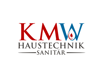 KMW Haustechnik Sanitär logo design by BintangDesign