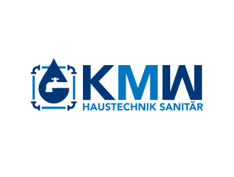 KMW Haustechnik Sanitär logo design by ingepro