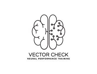 Vector Check (subtitle: Neural Performance Training) logo design by treemouse