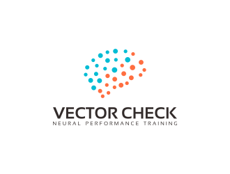 Vector Check (subtitle: Neural Performance Training) logo design by p0peye