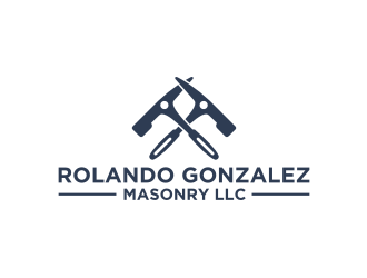 Rolando Gonzalez Masonry LLC  logo design by hopee