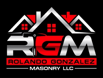 Rolando Gonzalez Masonry LLC  logo design by MAXR