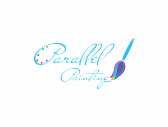 Parallel Painting logo design by luckyprasetyo